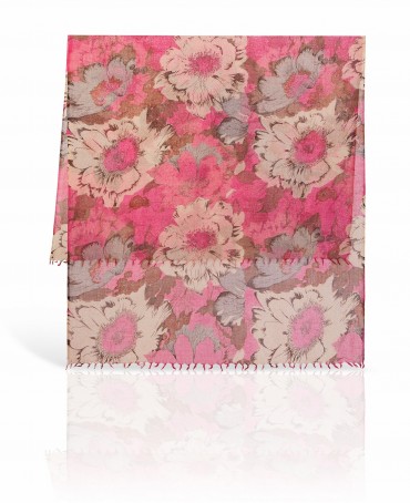 Палантин Женский ZW-HIBISCUS.EXOTIC/FUCSHIA